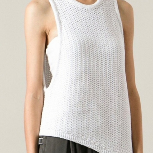 Helmut Lang Tank Tuckerd Cord White Large - Picture 7 of 7